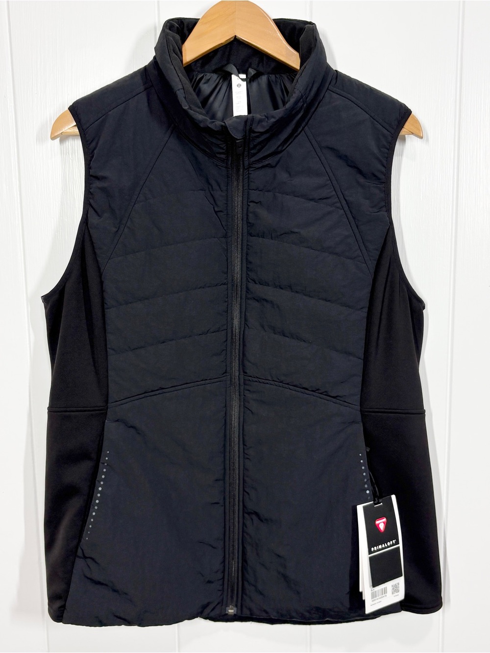 Lululemon Another Mile Vest Size 14 Black LW4BT7S *Missing Hood*